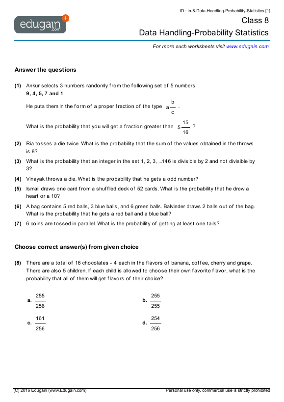 problems that can be solved using statistics for grade 7